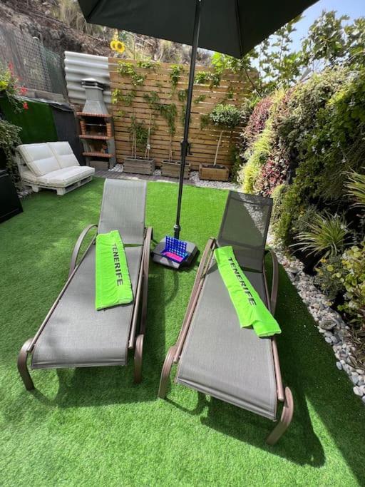 Relaxing Garden Los Cristianos Con Jacuzzi Y Barbacoa Arona  Bagian luar foto